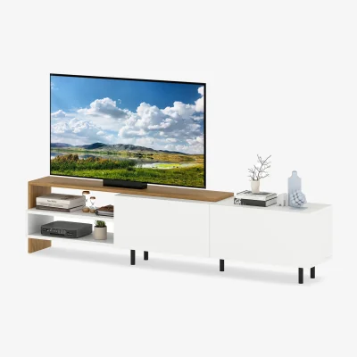 The Range 181cm Long Entertainment Center - White