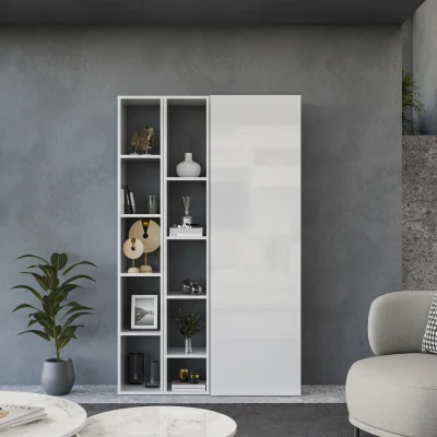The Range Bern Wall Mounted Entertainment Center - High gloss White