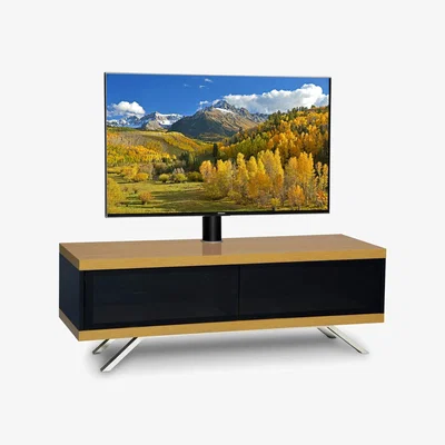 The Range Tucana 1200 TV Cabinet - Oak / TV Cabinet with Mounting Arm