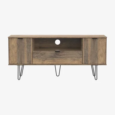 The Range Hong Kong 2 Door 1 Drawer Wide TV Unit - Vintage Oak