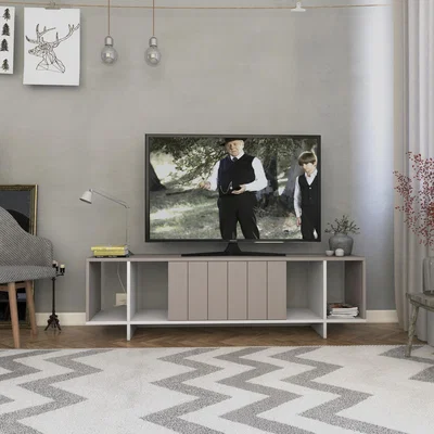 The Range Zitano Modern TV Stand Multimedia Centre TV Unit - White