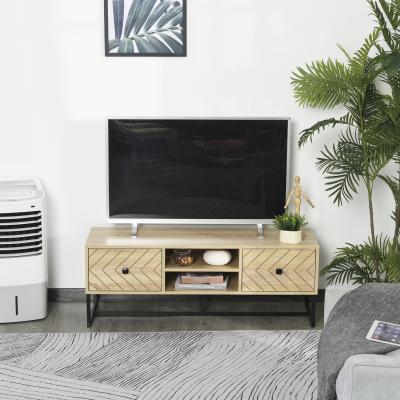 The Range Arrowed Home TV Stand Media Organiser with 2 Drawers Shelf