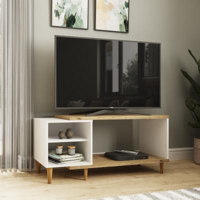 The Range Presto TV Unit - Quick Assembly - Vienna Oak - Vienna Oak