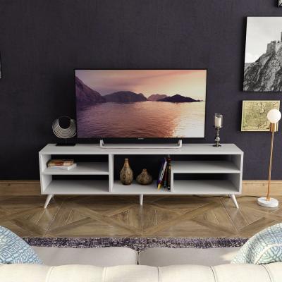 The Range Vamos 150 cm Wide Modern TV Stand and Media Console - White - White