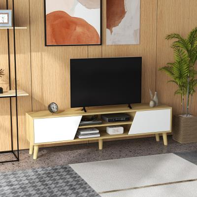 The Range HOMCOM TV Unit Cabinet for TVs up to 65" with Storage Shelves