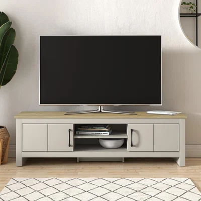 The Range Appledore Large TV Unit - Light Grey
