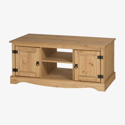 The Range Corona 2 Door Flat Screen Media TV Unit - Antique Wax
