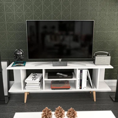 The Range Akya Tv Stand - White - White