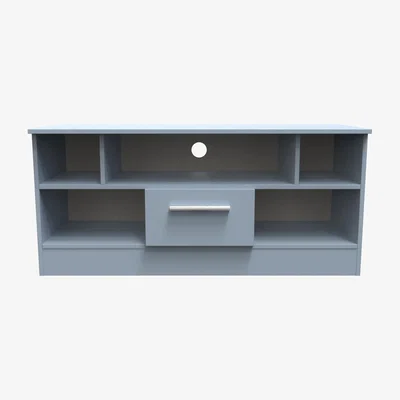 The Range Contrast 1 Drawer TV Media Unit - Denim Blue