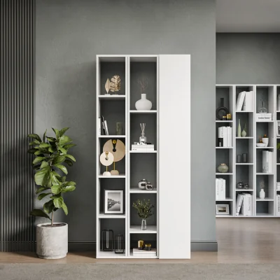 The Range Lucerne Wall Mounted Entertainment Center - High gloss White