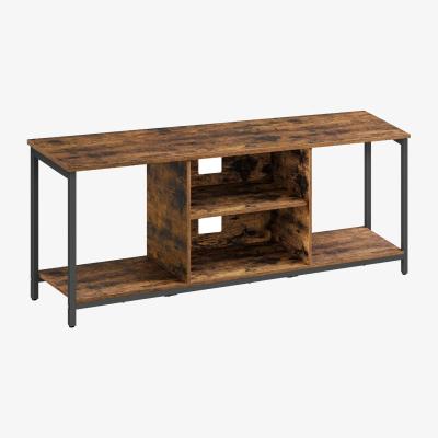 The Range VASAGLE Long TV Cabinet with Open Shelves - Brown