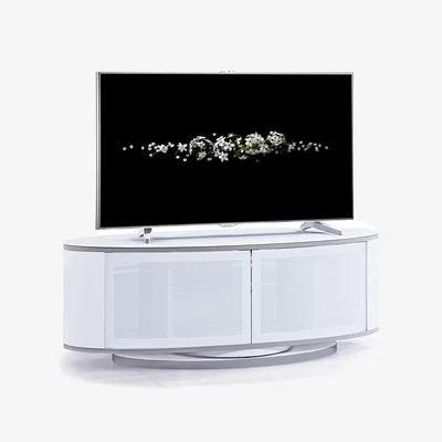 The Range Luna Swivel Base TV Cabinet - White