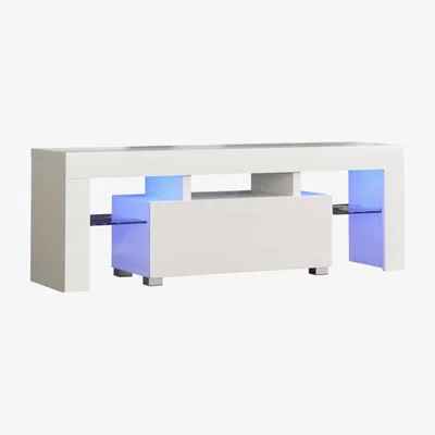 The Range Luna 1 Drawer LED TV Unit - White