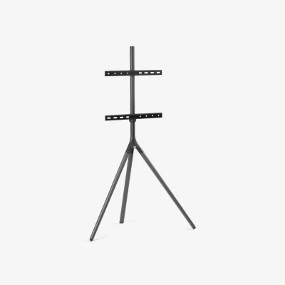 The Range Full Metal Tripod TV Stand for Screen Size 32-65 inch - Titanium Grey - Grey
