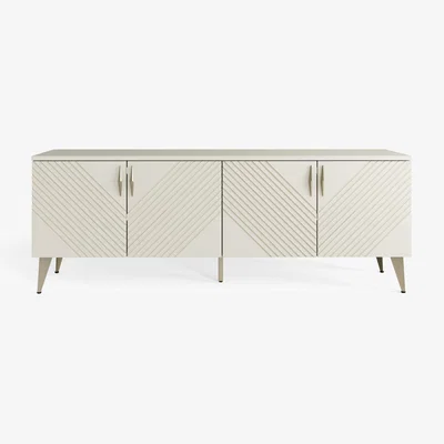 The Range Ava 1500 Tv Cabinet  - White