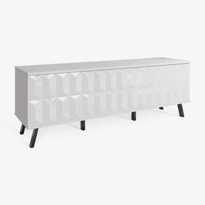 The Range Elevate TV Unit White - White