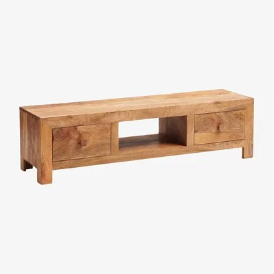 The Range Dakota Light Mango Plasma Media Unit - Light Wood