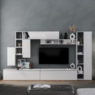 The Range Tokyo Wall Mounted Entertainment Center - High gloss White