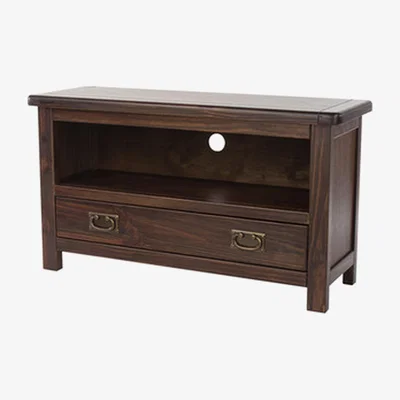 The Range Boston 1 drawer flat screen TV unit  - Dark brown lacquer