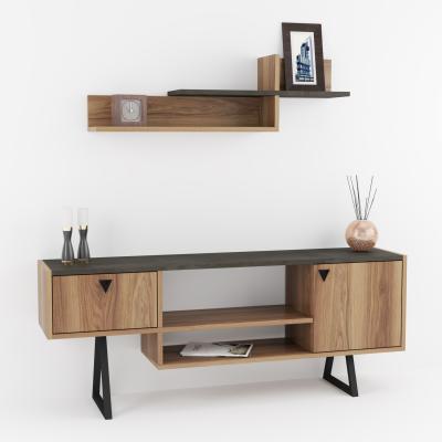 The Range India TV Unit Ironi Walnut - Walnut