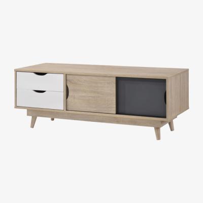The Range Alford Two Door Two Drawer TV Unit - Sonoma Oak & Grey