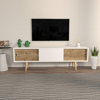 The Range Ecrin TV Unit - White&Walnut
