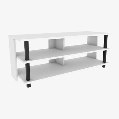 The Range Pueblo 120cm Tv Stand - White and Black - White
