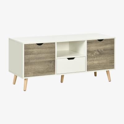 The Range TV Unit Cabinet for TVs up to 50 Inches, TV Stand with Storage Cabinets - Grey
