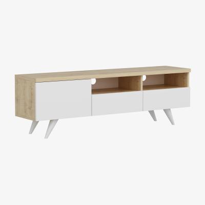 The Range Brussels TV Stand, TV Table and Lowboard, White - White