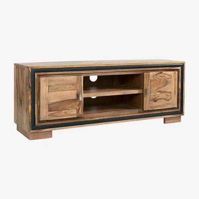 The Range Indus Sheesham Plasma Media Unit - Medium Wood