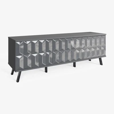 The Range Elevate 1500 TV Unit - Grey