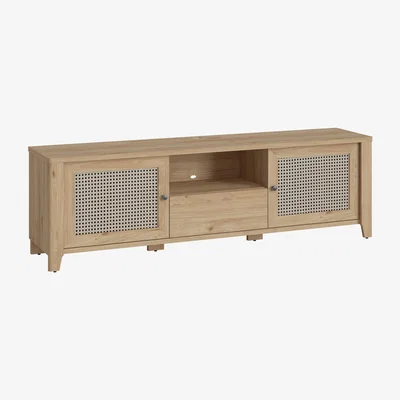 The Range Cestino 2-Door TV Unit - Hickory