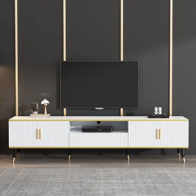 The Range Minimalist TV Stand with Soft Close Doors