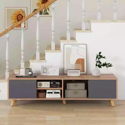 The Range 150cm Scandi TV Stand for TVs up to 65 - Natural and Grey