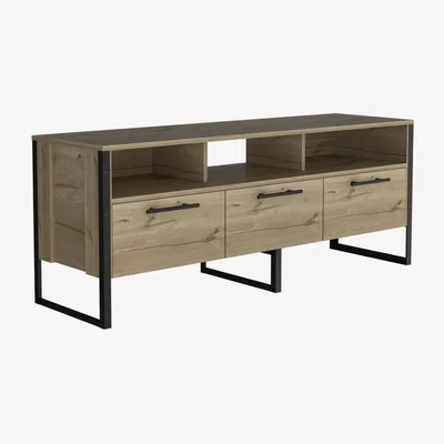 The Range Brooklyn Wide Screen TV Rack With 3 Doors
