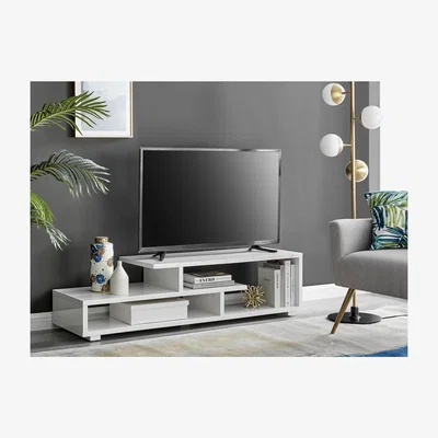 The Range Romera White High Gloss TV Stand - White
