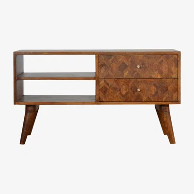 The Range Assorted Chestnut Media Unit - Orange