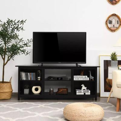 The Range 145cm TV Stand for TVs up to 65 Inches Open Storage - Black