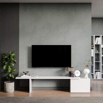 The Range Delft Wall Mounted Entertainment Center - High gloss White
