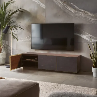 The Range Kempton Media Unit - Brown