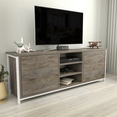 The Range Otis TV Unit - White and Wenge