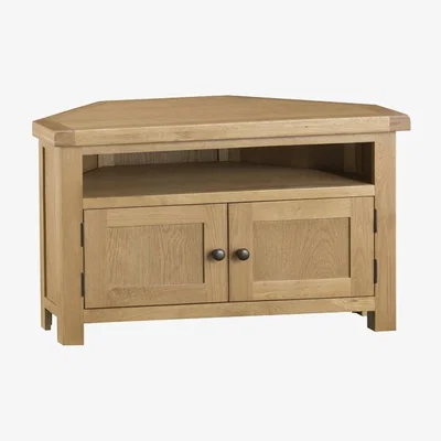 The Range Bisbrooke Country Corner TV Unit - Medium Oak