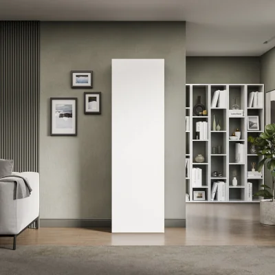 The Range Pordenone  Wall Mounted Entertainment Center - High gloss White