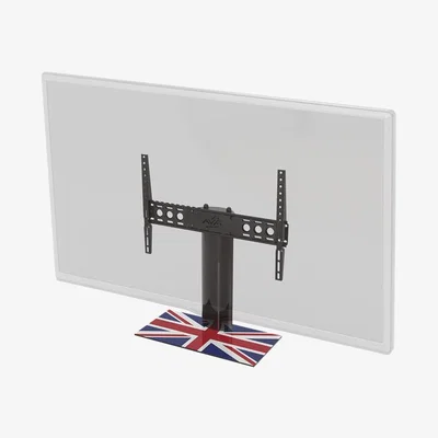 The Range UK Flag Table Top TV Standbase - Black / 73.1cm