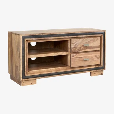 The Range Indus Sheesham TV Video Cabinet - Medium Wood