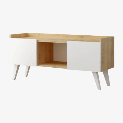 The Range Ariane TV Stand  TV Table, White Oak - White, Oak