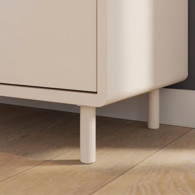 The Range Playly TV Unit with Open Shelving and 2-Door Storage in Sand - Sand