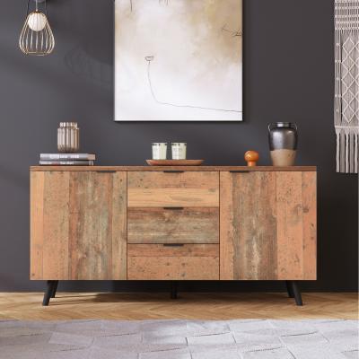 The Range Particle Board TV Cabinet Living Room - Rustic Brown