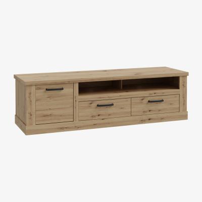 The Range Corona Rustic TV Unit - Oak