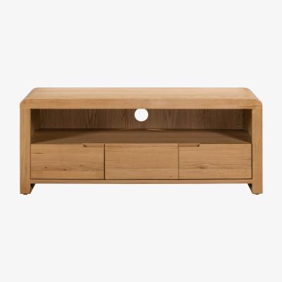 The Range Curve TV Unit - Oak